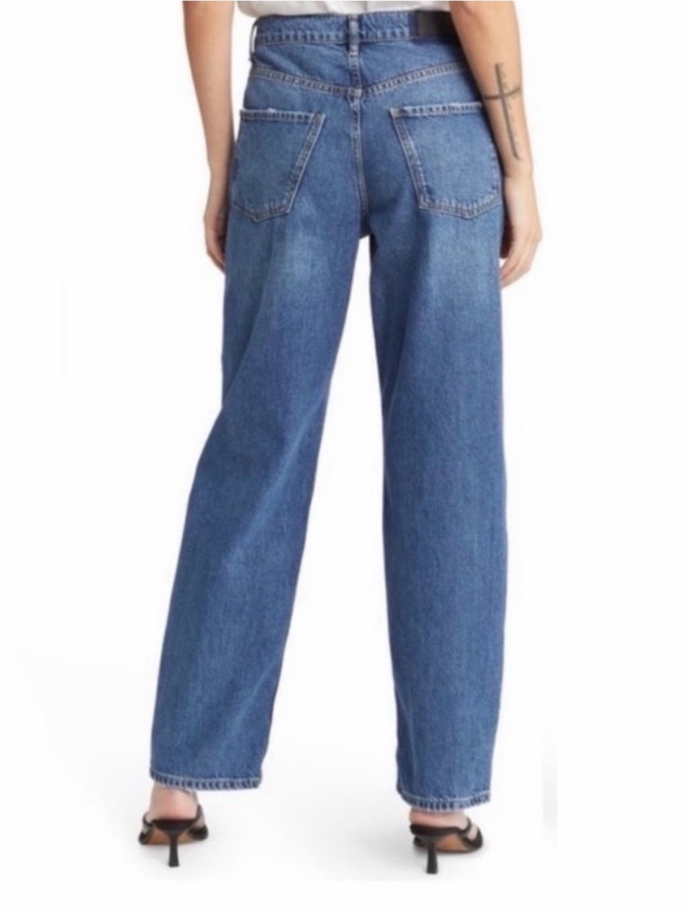 Rails Wide-Leg Jeans The Speedway Women Size 27 Organic Cotton - Picture 3 of 12